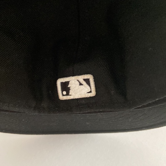 Vintage New Era LA Dodgers Fitted 100% Wool Genuine 59 Fifty MBL Size  7 3/8 - Picture 2 of 11